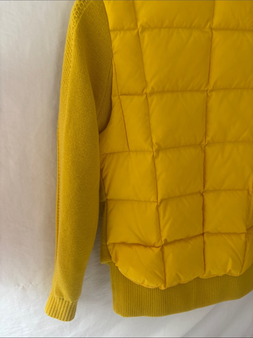 Le Coq Sportif Women’s ' Bright Yellow Knit Zip Jacket Vintage Great Condition - Picture 6 of 8